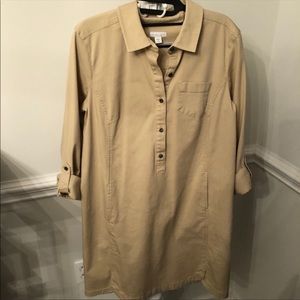 J Jill Live in Chino dress 12 petite